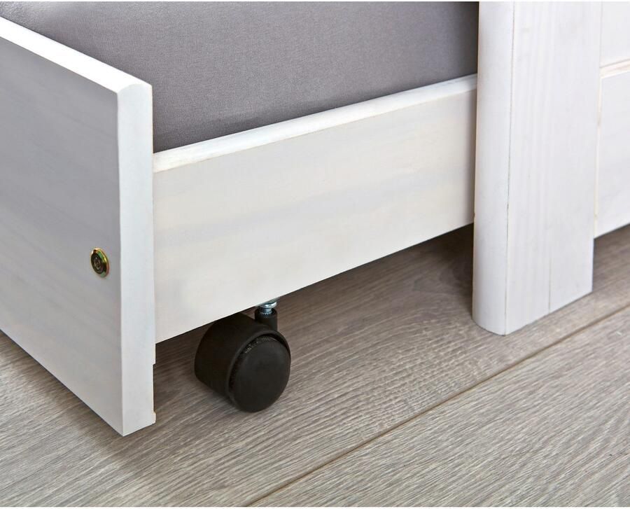 Home affaire 1-persoonsledikant inclusief lade op wielen (3-delig)