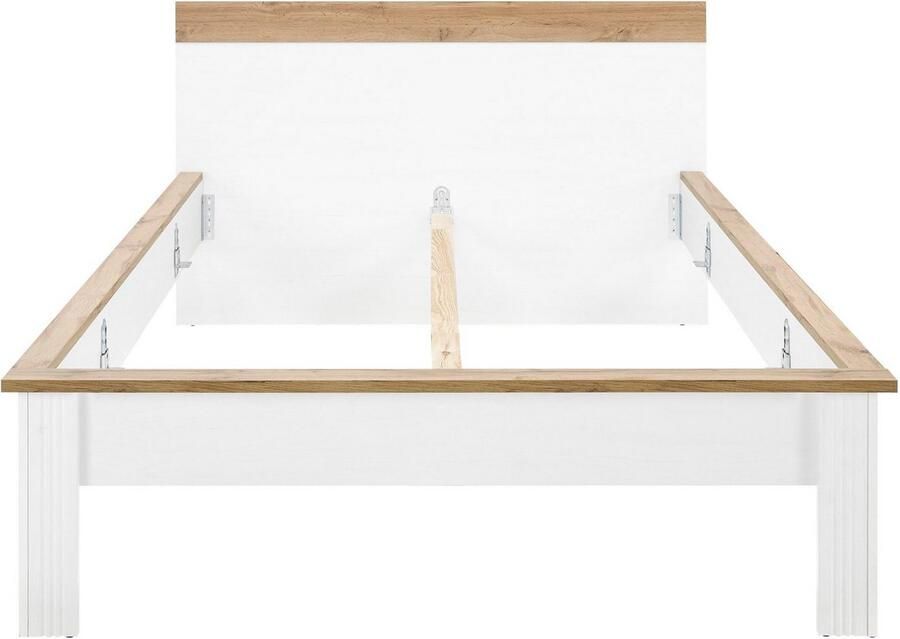 Home affaire 1-persoonsledikant WESTMINSTER bed in landelijke stijl tweepersoonsbed bedframe in verschillende kleuren beschikbaar ligoppervlak 90 140 180x200 cm