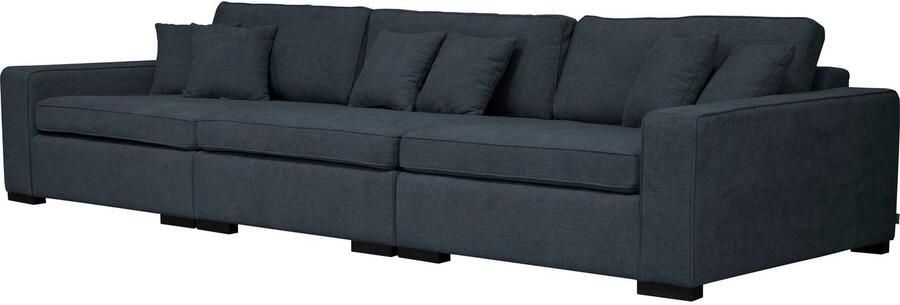 Home affaire 3-zitsbank Skara Loungebank met binnenveringsinterieur in vele overtrekkwaliteiten