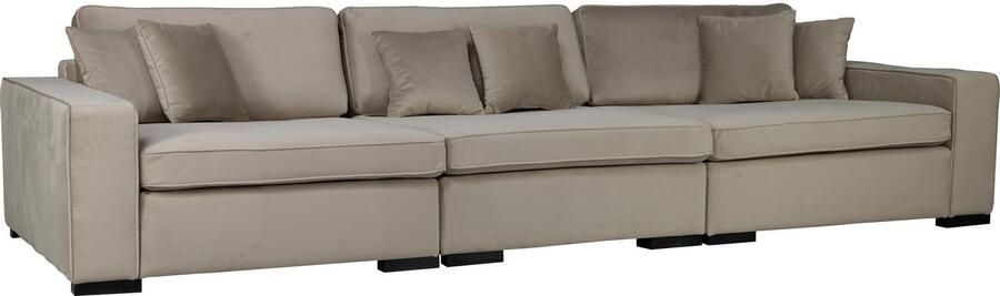 Home affaire 3-zitsbank Skara Loungebank met binnenveringsinterieur in vele overtrekkwaliteiten