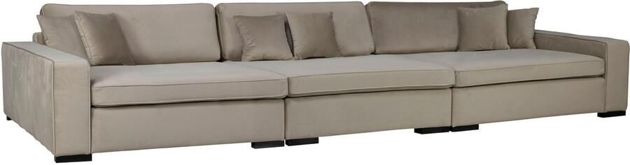 Home affaire 3-zitsbank Skara XXL Loungebank XXL met binnenveringsinterieur in vele overtrekkwaliteiten