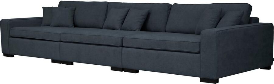 Home affaire 3-zitsbank Skara XXL Loungebank XXL met binnenveringsinterieur in vele overtrekkwaliteiten