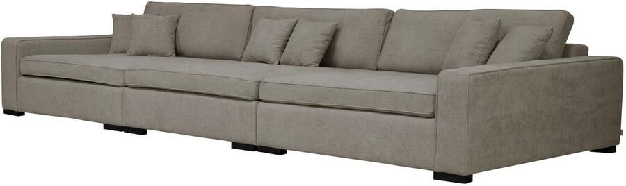 Home affaire 3-zitsbank Skara XXL Loungebank XXL met binnenveringsinterieur in vele overtrekkwaliteiten