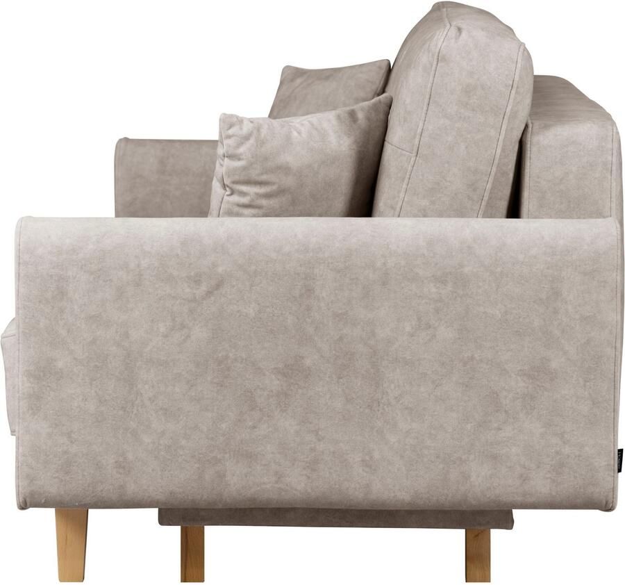 Home affaire 3-zitsbank TRIPLO optioneel slaapbank met bedlade afmetingen B D H: 215 100 89 cm