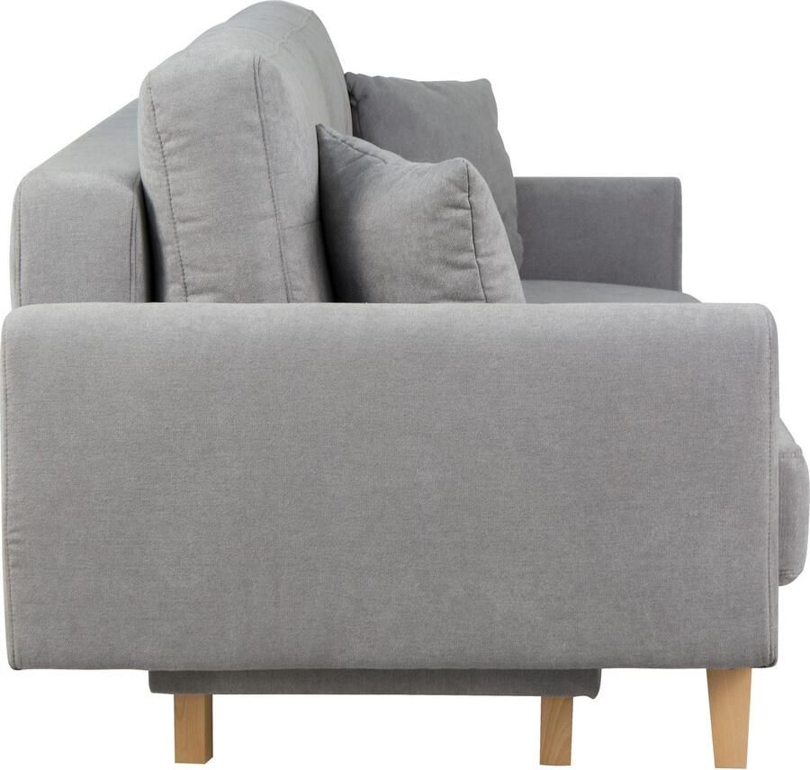 Home affaire 3-zitsbank TRIPLO optioneel slaapbank met bedlade afmetingen B D H: 215 100 89 cm