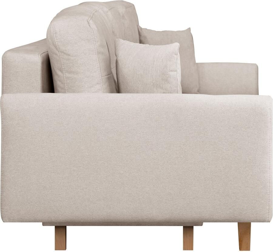 Home affaire 3-zitsbank TRIPLO optioneel slaapbank met bedlade afmetingen B D H: 215 100 89 cm