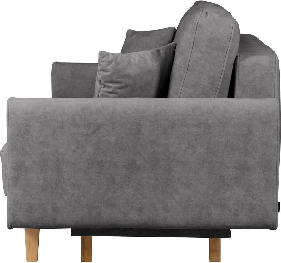 Home affaire 3-zitsbank TRIPLO optioneel slaapbank met bedlade afmetingen B D H: 215 100 89 cm