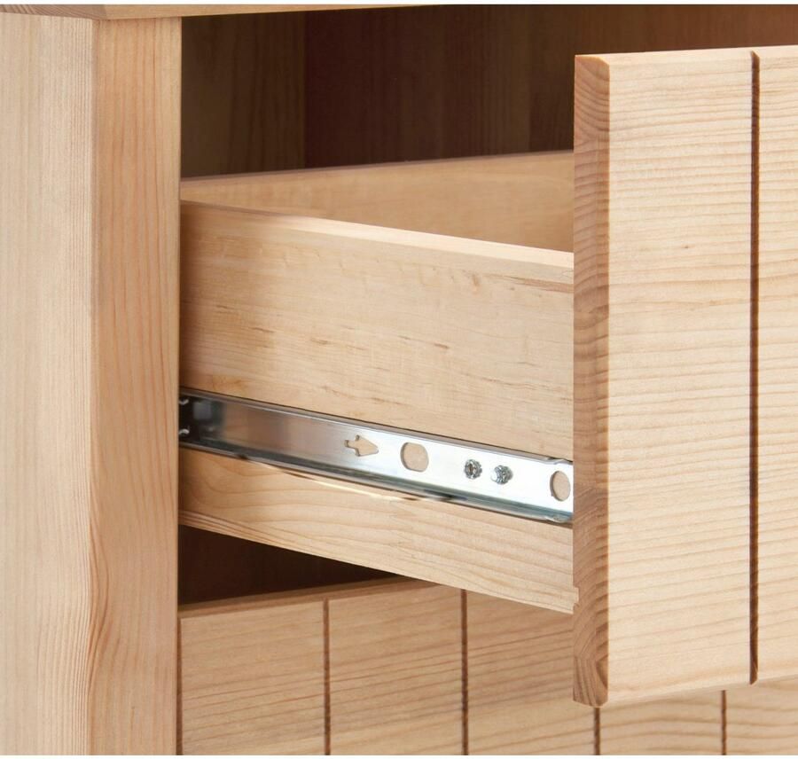 Home affaire Badkamerkast Vili Badkamerkast onderkast breedte 60 cm van massief hout