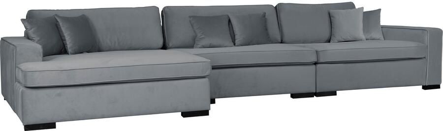 Home affaire Bank-hoekelement Skara XXL L-vorm Loungebank XXL met binnenveringsinterieur in vele overtrekkwaliteiten