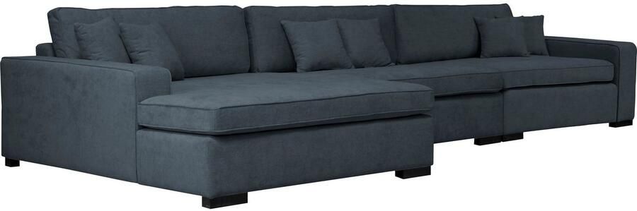 Home affaire Bank-hoekelement Skara XXL L-vorm Loungebank XXL met binnenveringsinterieur in vele overtrekkwaliteiten