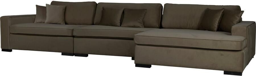 Home affaire Bank-hoekelement Skara XXL L-vorm Loungebank XXL met binnenveringsinterieur in vele overtrekkwaliteiten