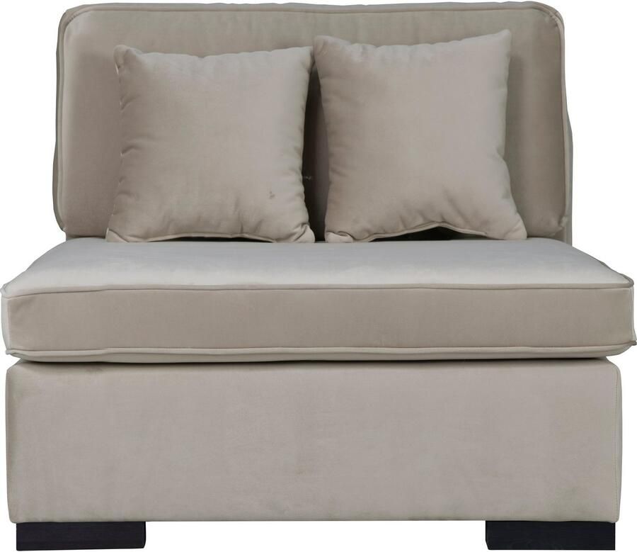 Home affaire Bank-middenelement Skara Module voor zelf samenstellen in vele stofkwaliteiten