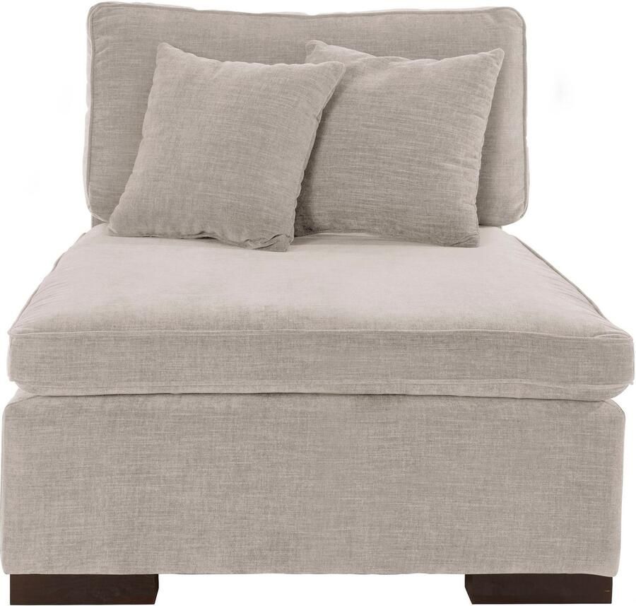 Home affaire Bank-middenelement Skara Module voor zelf samenstellen in vele stofkwaliteiten