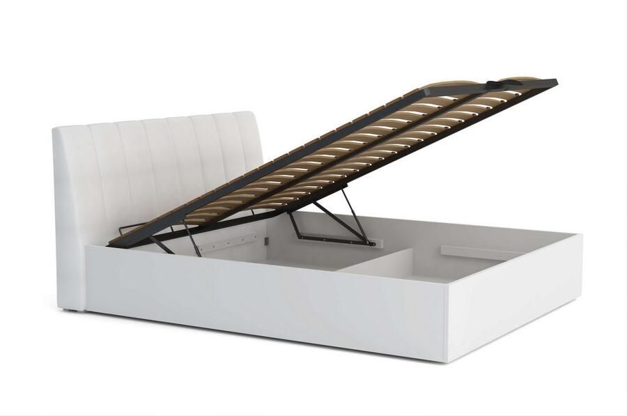 Home affaire Bed Malissa met gevoerd hoofdeinde zonder opbergruimte Bedframe slaapoppervlak 180x200 cm BxDxH 186 6 x 206 4 x 100 cm
