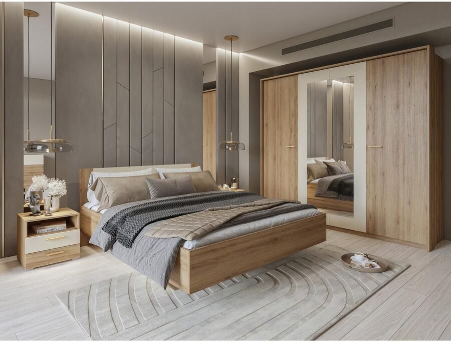 Home affaire Bedframe Bitry breedte 160 of 180 cm moderne bedomranding