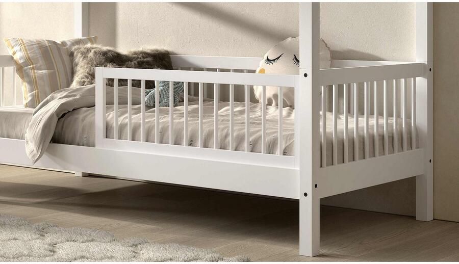 Home affaire Bedhekje Forrest valbeveiliging van massief hout opklapbaar eenvoudig te gebruiken