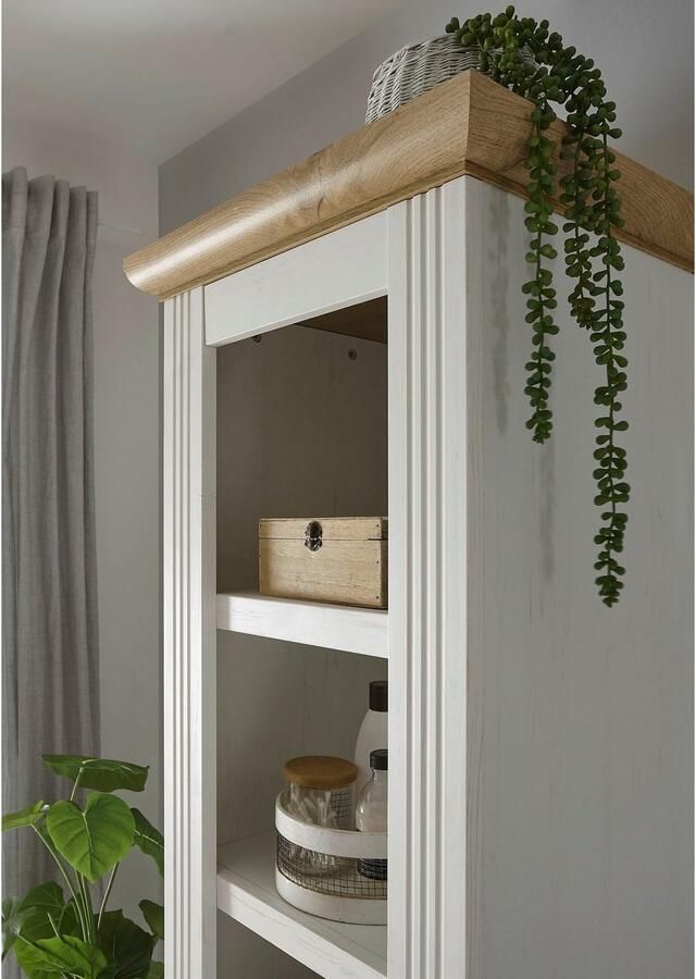 Home affaire Bergkast WESTMINSTER badkamerkast in landhuisstijl kast met metalen handgrepen