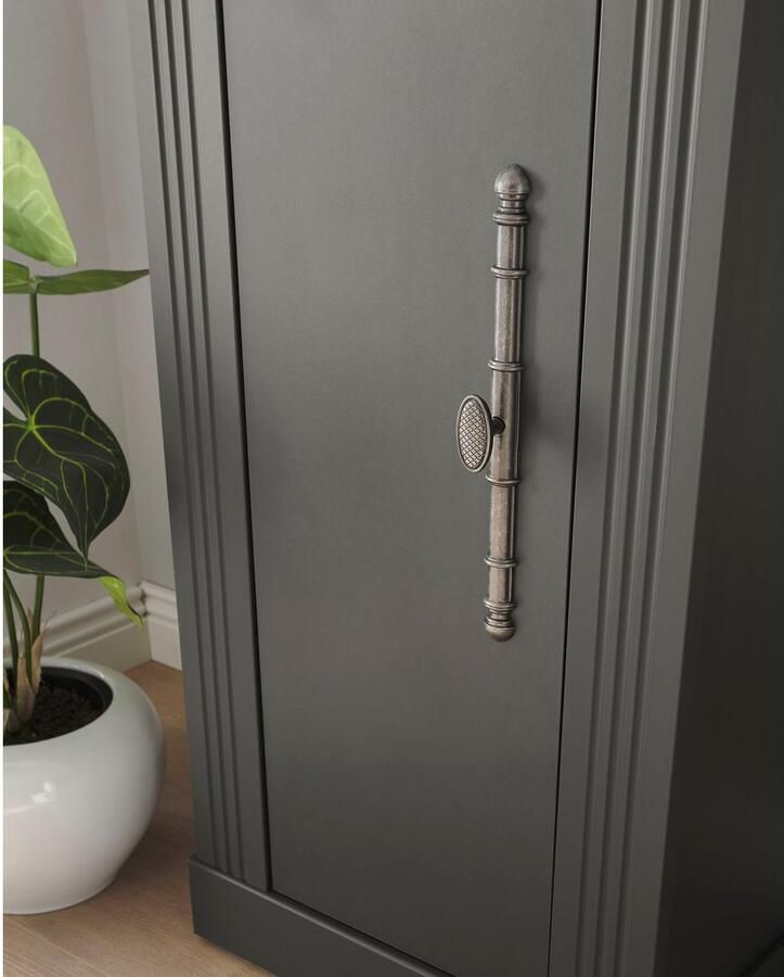 Home affaire Bergkast WESTMINSTER badkamerkast in landhuisstijl kast met metalen handgrepen