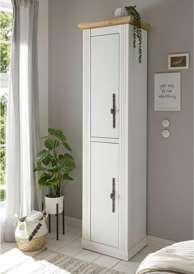 Home affaire Bergkast WESTMINSTER badkamerkast in landhuisstijl kast met metalen handgrepen