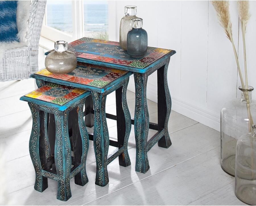 Home affaire Bijzettafel Vivek (set 3 stuks)