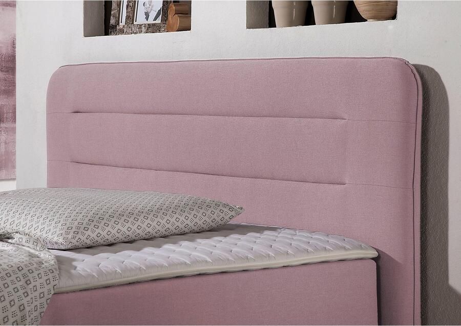 Home affaire Boxspring Manchester 5 breedten 3 uitvoeringen 2 hardheden topmatras stiksels