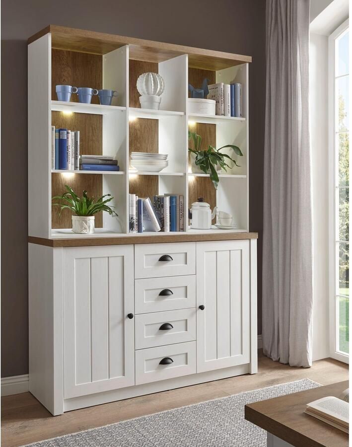Home affaire Buffetkast Beauvais Hoogte ca. 198 cm