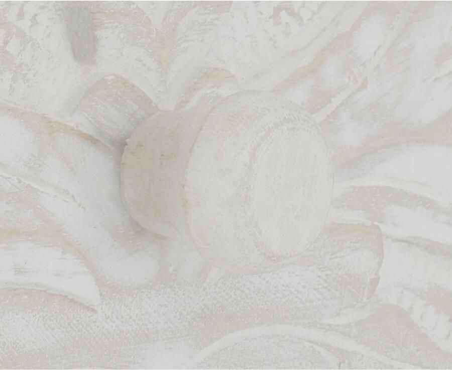 Home affaire Bureau Lavin Mangohout met decoratief houtsnijwerk met de hand gemaakt breedte 111 cm