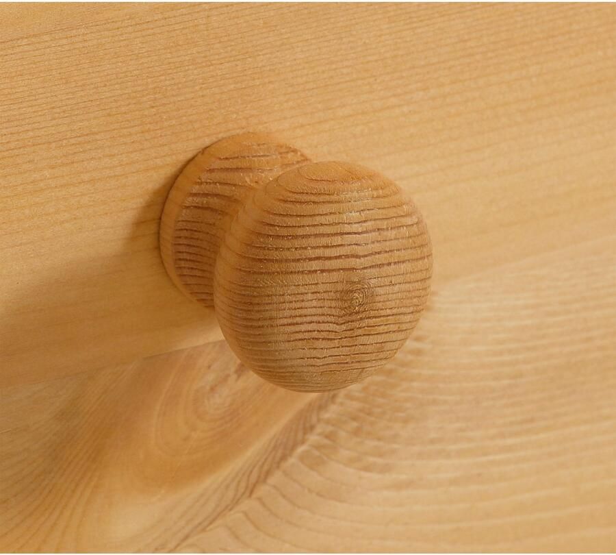 Home affaire Bureau Lisa van massief hout in verschillende kleurvarianten breedte 140 cm