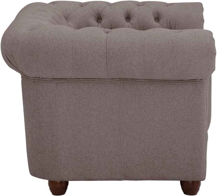 Home affaire Chesterfield-fauteuil New Castle fauteuil hoogwaardige capitonnage bxdxh: 104x86x72 cm