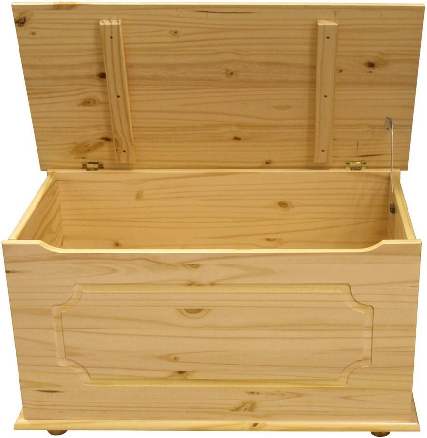 Home affaire Dekenkist met massief houten klep (1 stuk)