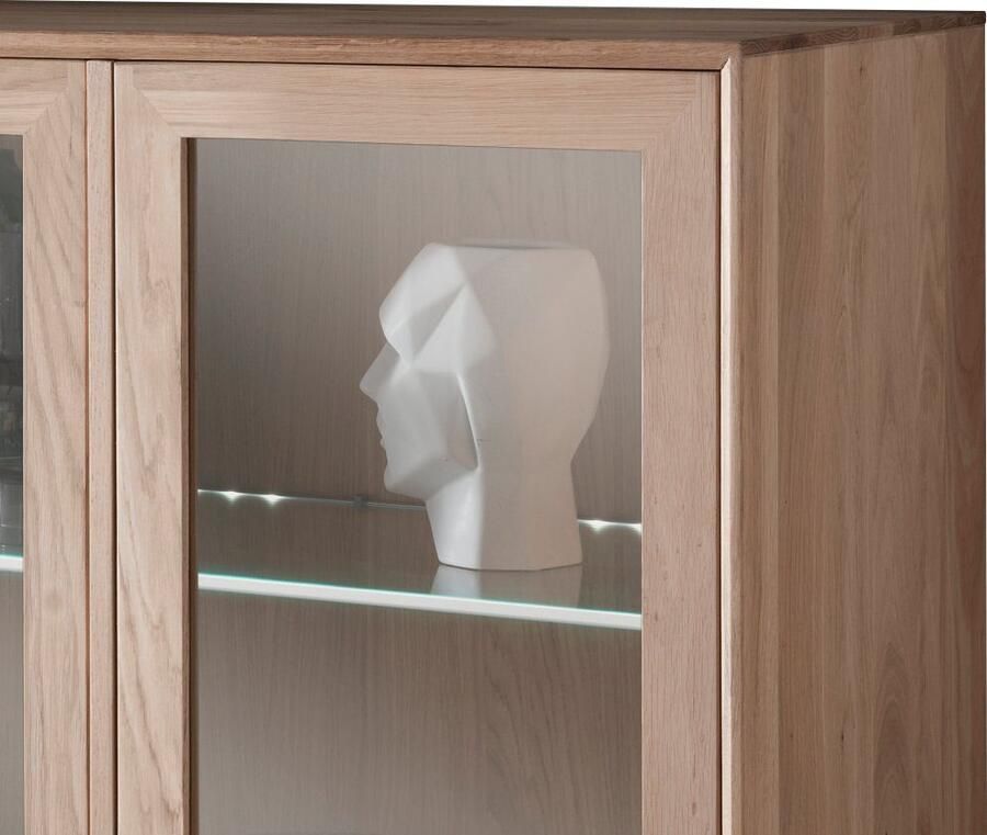 Home affaire Dressoir Koda inclusief verlichting verstelbare glazen platen