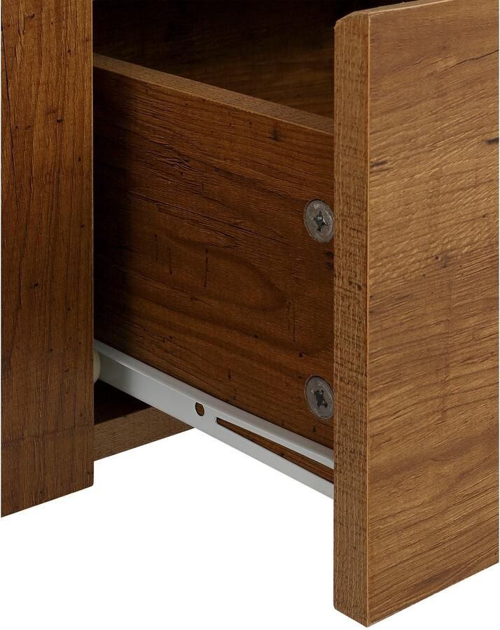 Home affaire Dressoir Maribo Commode in moderne landhuisstijl met betonnen bovenblad breedte 150 cm