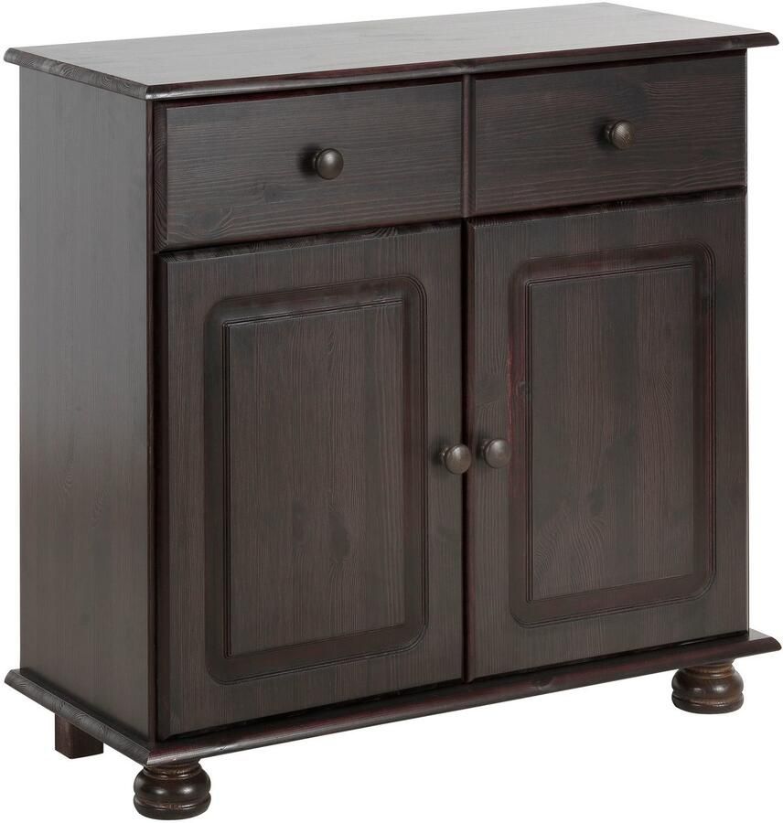 Home affaire Dressoir Mette Commode met gefreesde bolvormige voeten breedte 80 cm