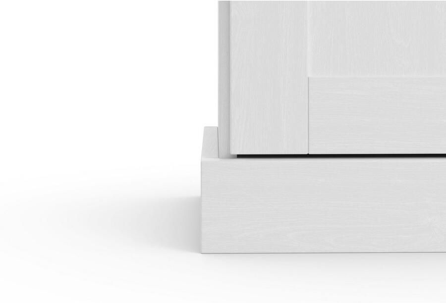 Home affaire Dressoir Motala Commode 3 lades en 2 verstelbare planken breedte 125 cm