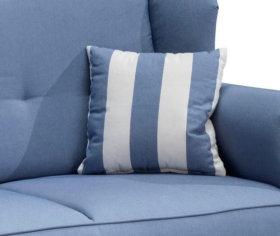 Home affaire Eetbank MORO incl. 2 stuks gestreepte sierkussens verkrijgbaar in verschillende stoffen en kleuren