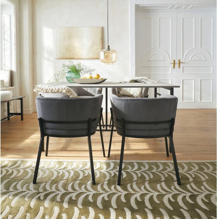 Home affaire Eettafel Sare met echt houtfineer van eiken