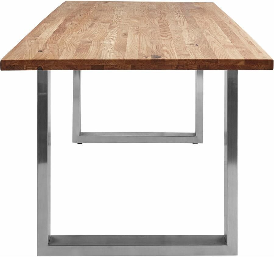 Home affaire Eettafel Brooklyn van massief wildeiken