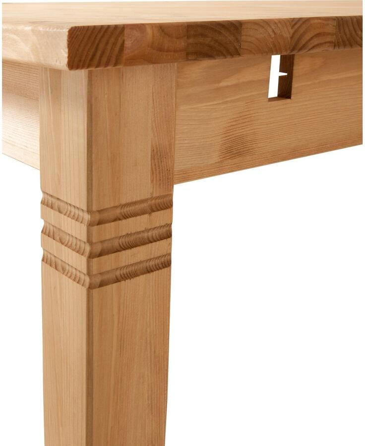 Home affaire Eettafel Danuta keuze met lade van massief grenen fsc -gecertificeerd