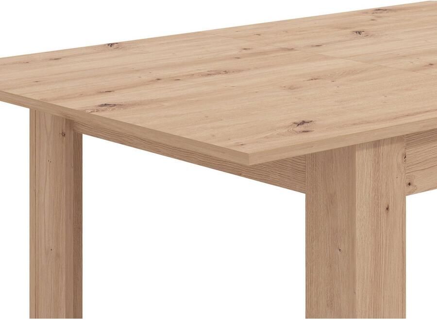 Home affaire Eettafel Hamar eettafel 120x80 Wit of Eiken Houten Keukentafel