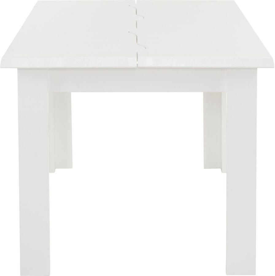 Home affaire Eettafel Ixo Met 2 decoratief gekrulde bovenbladen. Uitstekend afgewerkt