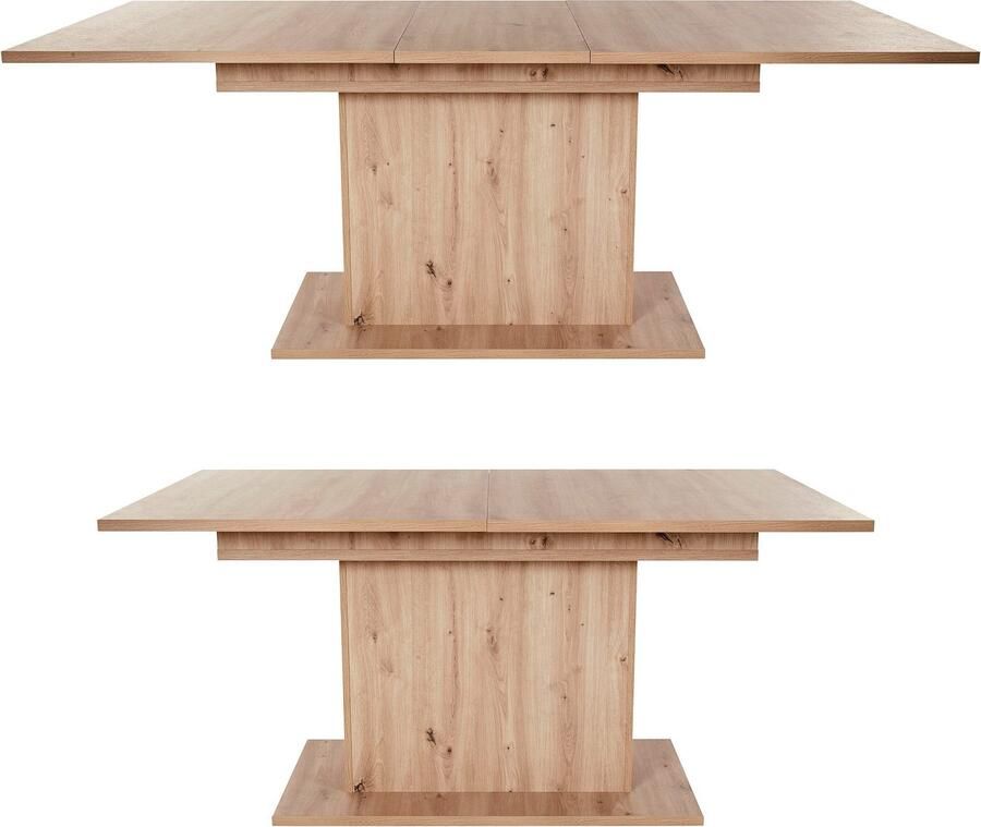 Home affaire Eettafel SABRINA Breedte 160 cm uittrekfunctie