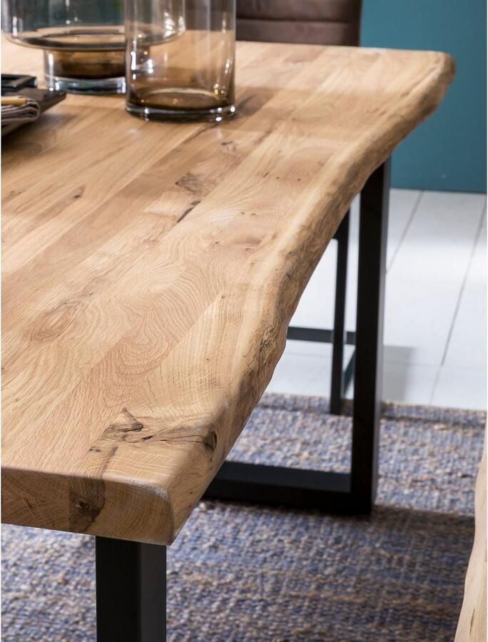 Home affaire Eettafel TRISTAN met boomrand