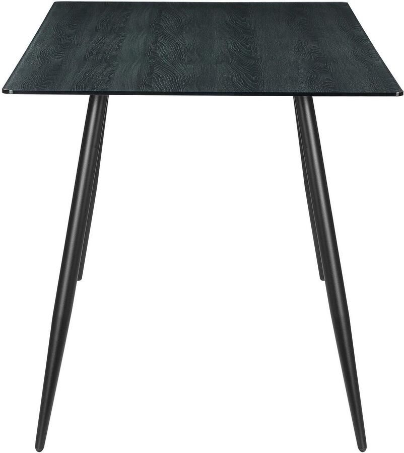 Home affaire Eettafel Turah TOPSELLER! OTTOs keuze met glazen blad in houtlook tijdloos ontwerp onderhoudsvriendelijk