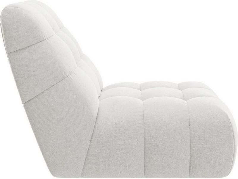 Home affaire Fauteuil AURELIAN loveseat XXL leesstoel grote stoel met golfondersteuning velours fijne structuur grove structuur