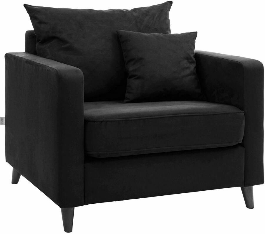 Home affaire Fauteuil Renesse los kussen opstaande naad aan zitkussen (set)