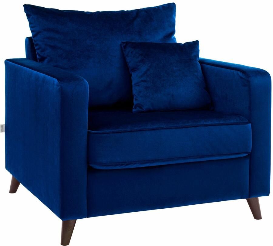 Home affaire Fauteuil Renesse los kussen opstaande naad aan zitkussen (set)