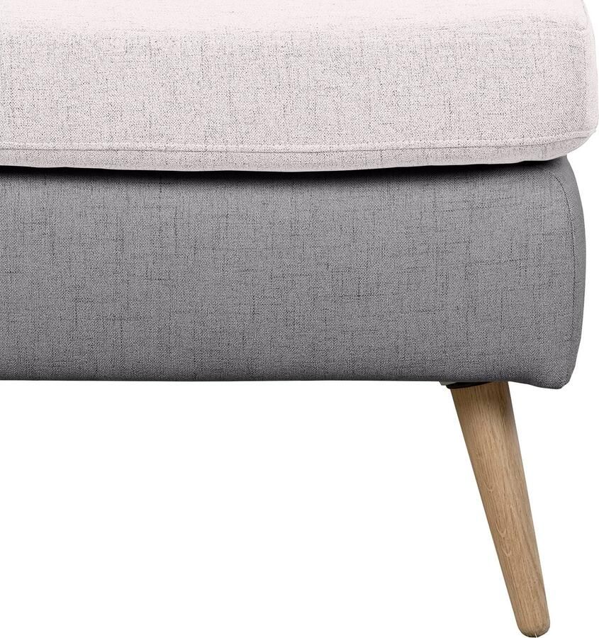 Home affaire Fauteuil Salla bekleding bouclé of fijne structuur oorschelp fauteuil naar keuze met of zonder hocker grote fauteuil: afm. bxdxh: 78x94x118cm