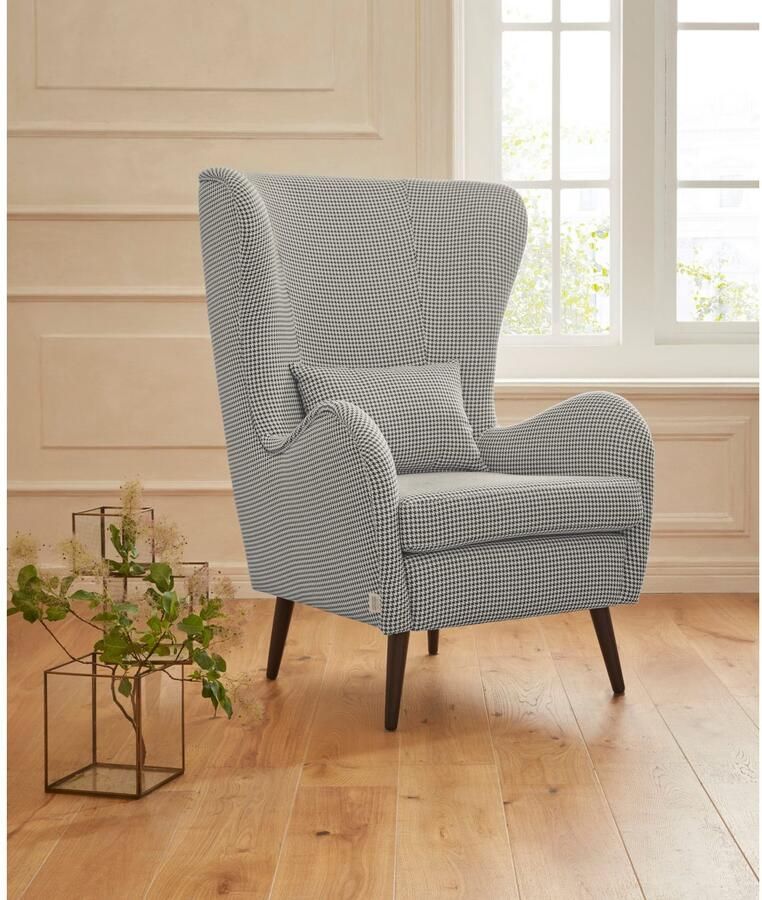 Home affaire Fauteuil Sallito oorfauteuil TV-stoel voor woonkamer ook in velours cord