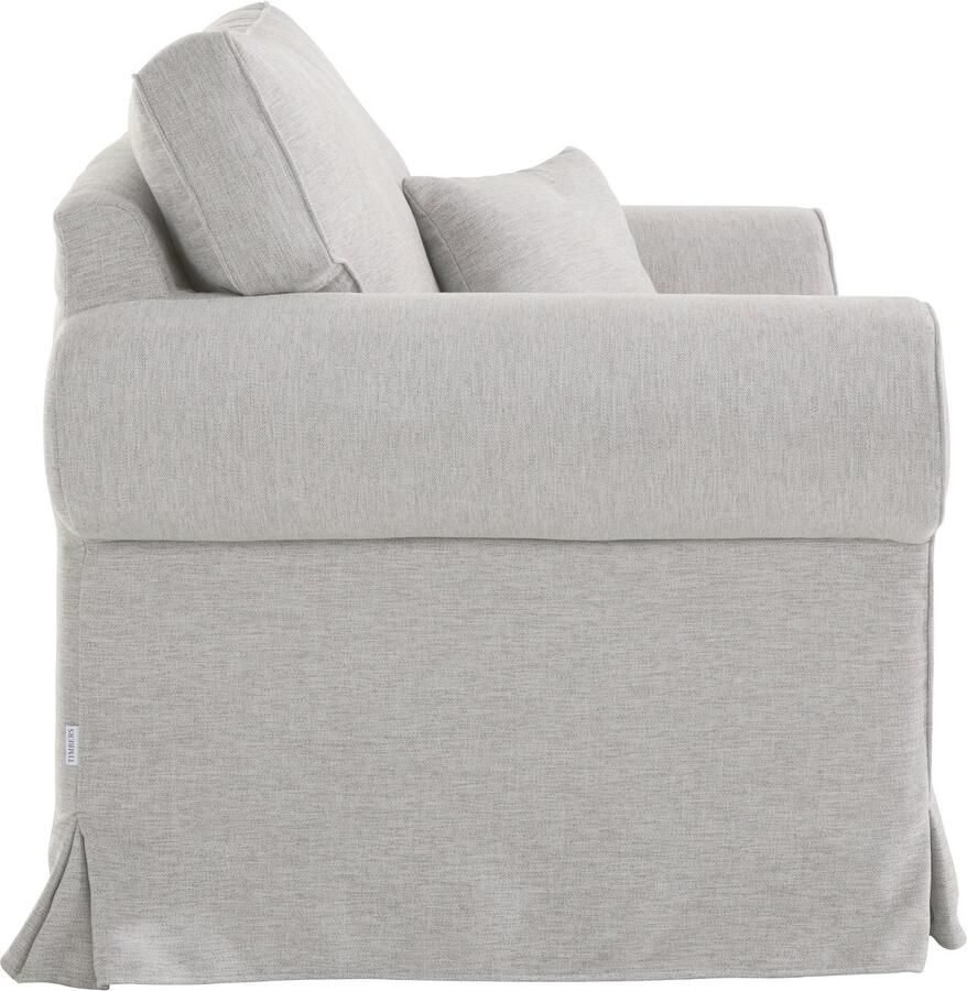 Home affaire Fauteuil Shadmoor Hoezen-look in uni of met bloemenprint passend bij de Shadmoor-serie