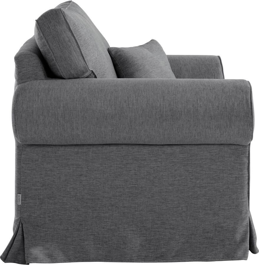 Home affaire Fauteuil Shadmoor Hoezen-look in uni of met bloemenprint passend bij de Shadmoor-serie